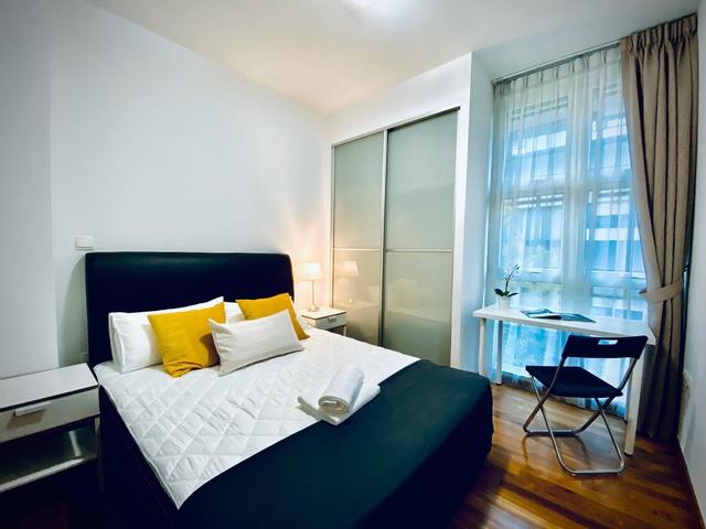 Master and Common bedrooms at Parc Imperial in Pasir Panjang, near NUS