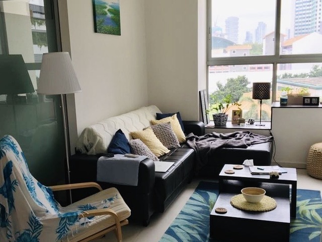 581sqft fully furnished 1-bed Condo 1 min from Farrer Park MRT