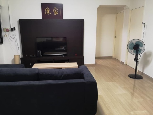 Room for Rent and Spacious Living Hall with day bed