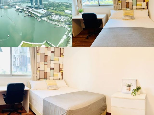Raffles Quay MRT - Queen Room with Private Bathroom