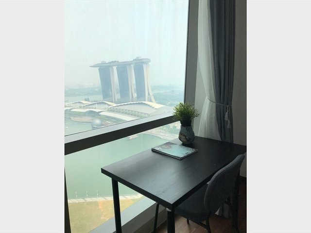 Panoramic views of Marina Bay Sands - Common Room @ Downtown MRT