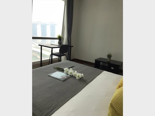 Panoramic views of Marina Bay Sands - Common Room @ Downtown MRT