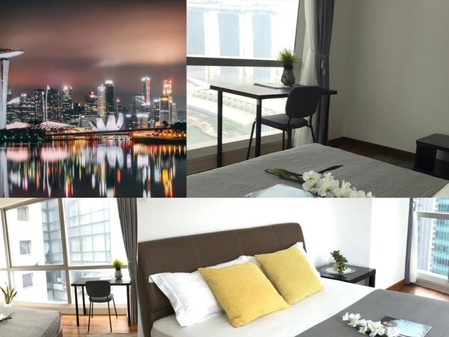Panoramic views of Marina Bay Sands - Common Room @ Downtown MRT