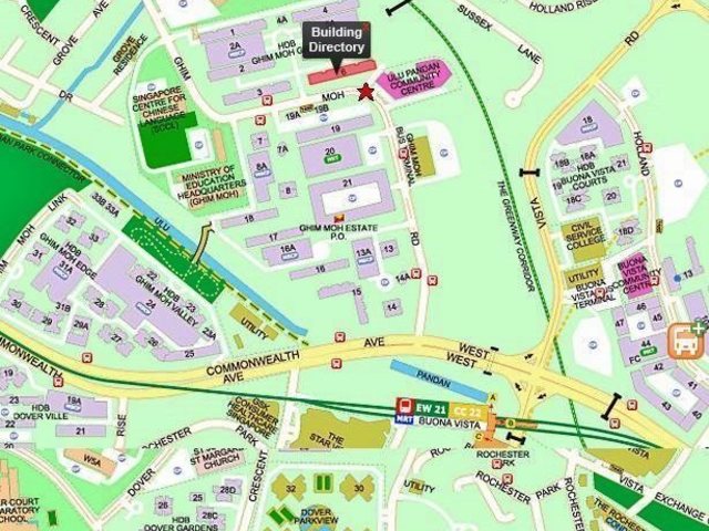 6 Ghim Moh Road (Small Bedroom) – Near Bouna Vista MRT ; Food Center; Coffee Shops: With Wifi