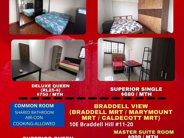 Caldecott MRT /Pool /Gym Condo -10E Braddell View