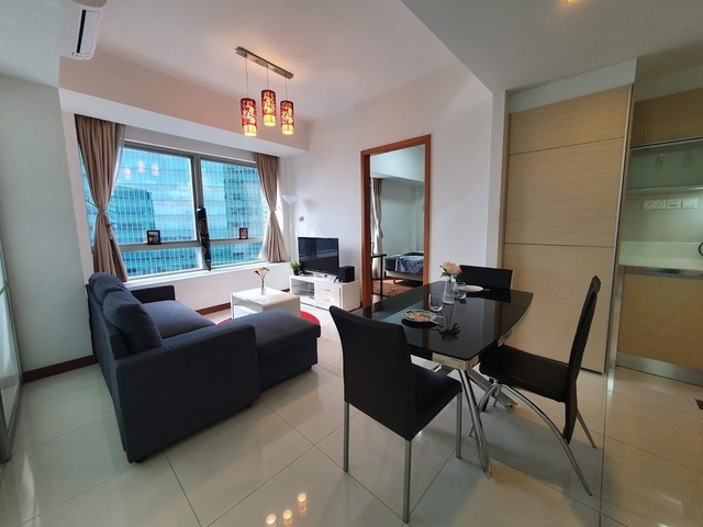 Bay View And Sea View ,Super High Floor Two Bedroom Unit - Full Furnish