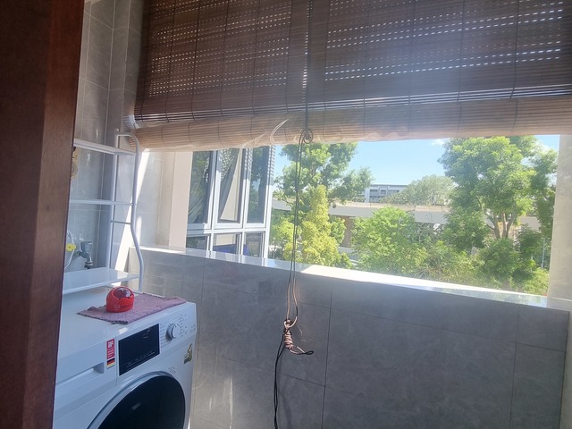 Luxurious space for 1-br unit with service yard and walk-in wardrobe