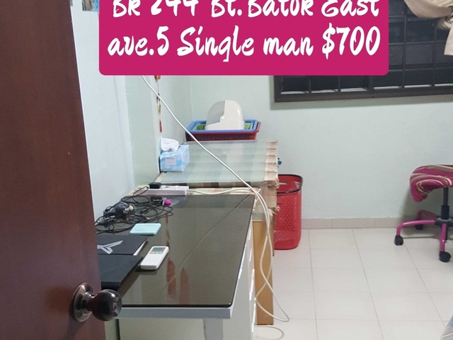πβ
πBk 244 Bt,Batok east Ave 5(Single man $700)πβ
π