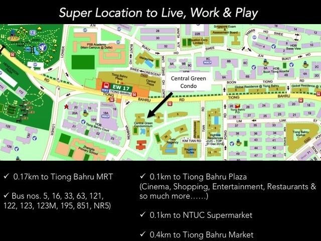 Ladies only apartment | Tiong Bahru MRT 3 Mins Walk | Spacious Master Bedroom