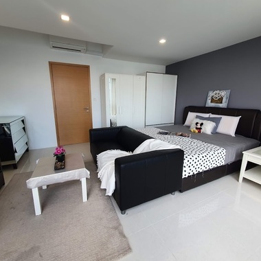 Excellent Marina Bay Sands View - Super High Floor Unit , Queen Room for Rent - Just inside CBD