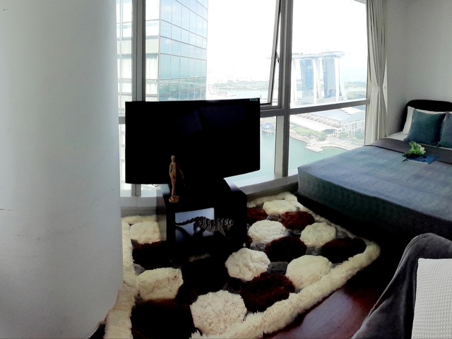 Furnished Big Bay view Queen Room in Central Singapore , Stunning Views of MBS