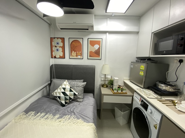 Studio room with kitchen attached (common room)