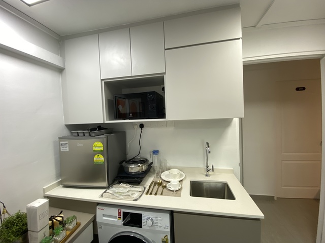 Studio room with kitchen attached (common room)