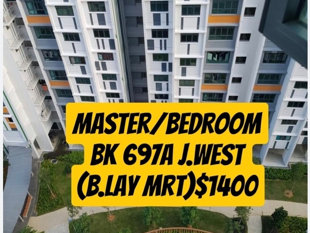 πππMaster/Room Bk 697A j.west central 3(Boon Lay Mrt)$1400πππ