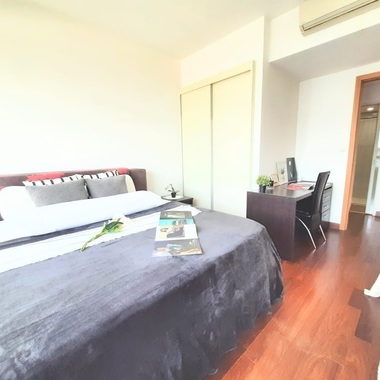 Marina Bay Sands View , Full Furnish Studio unit with Kitchen . Downtown MRT