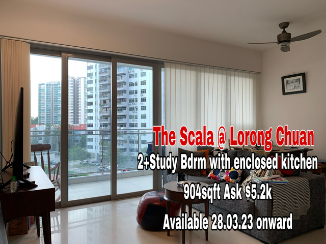 2 Bedroom 2 Bath beside Lorong chuan MRT