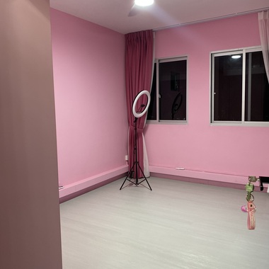 Unfurnished Common Room! Pink style!