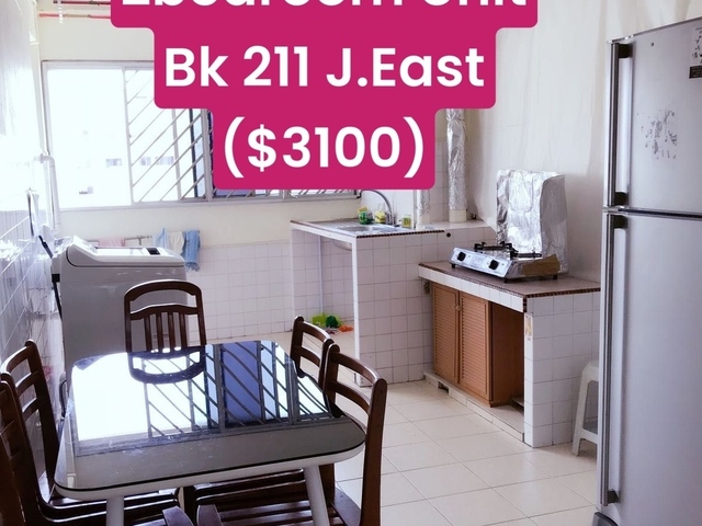 πππ2bedroom Unit Bk 211 Jurong East(MRT) $3100 /family all racesπππ