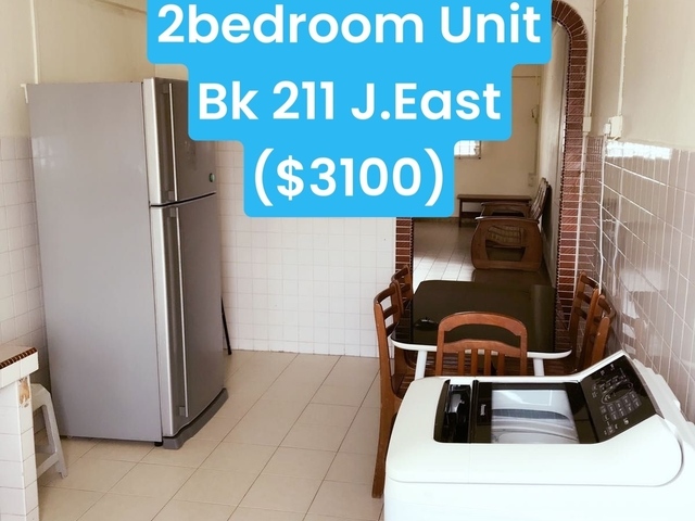 πππ2bedroom Unit Bk 211 Jurong East(MRT) $3100 /family all racesπππ