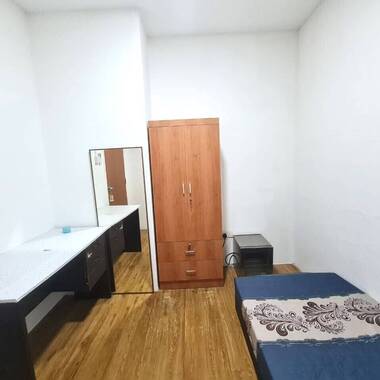 Singlebed room at lavender street. Room code: lavd.