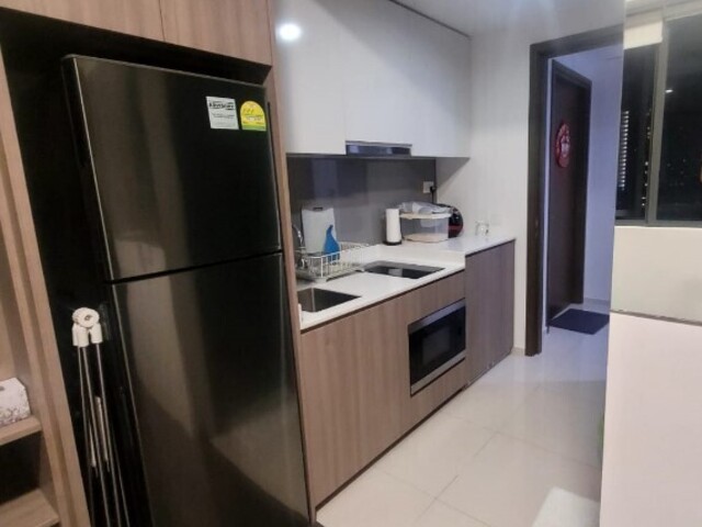 Furnished , equiped STUDIO unit with Kitchen, ,private lift @ Riverbank