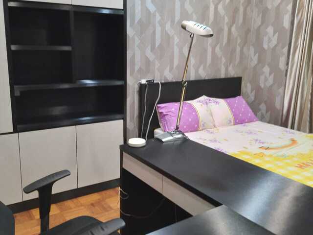 D15 3rd floor Front window bedroom _ shared kitchen and common area with other tenanted room