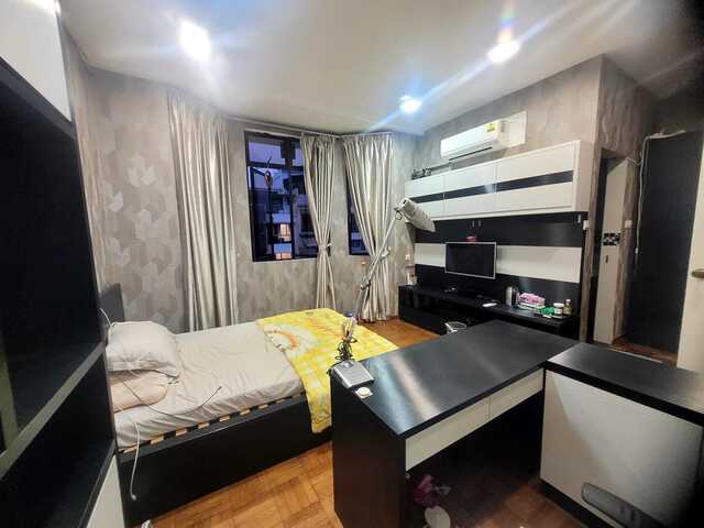 D15 3rd floor Front window bedroom _ shared kitchen and common area with other tenanted room