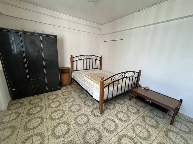 Nice and cosy large master bedroom with attached toilet