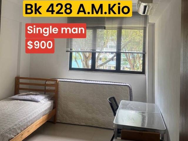 ๐ธ๐ผ๐ธC/Rm Bk 428 A.Mo.kio (Near MRT $900 single man) immediately ๐ธ๐ผ๐ธ