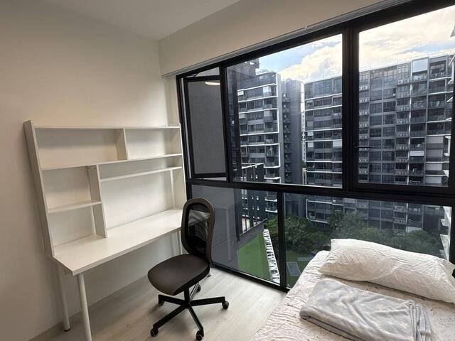 Fully furnished master bedroom in accessible location