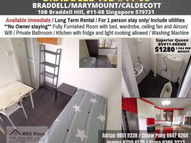Room For Rent - Braddell (Toa Payoh)