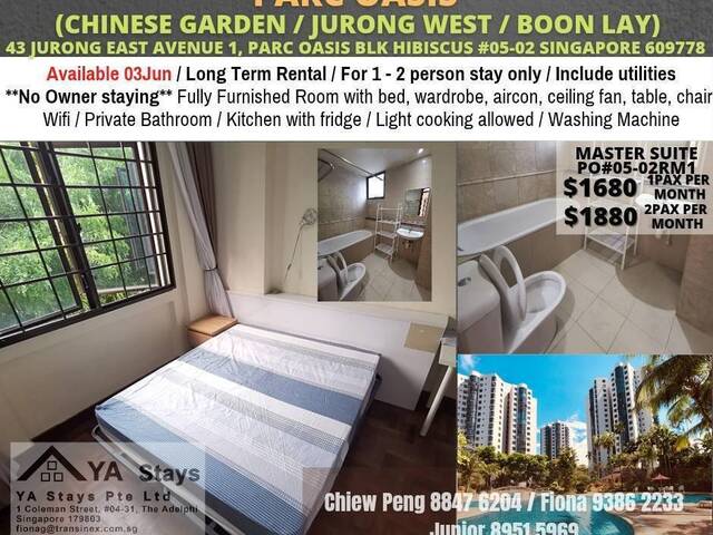 Room For Rent - Parc Oasis