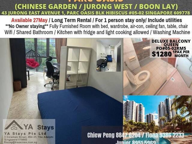 Room For Rent - Parc Oasis - $1280