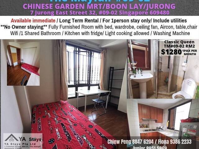 Room For Rent - The MayFair - $1280