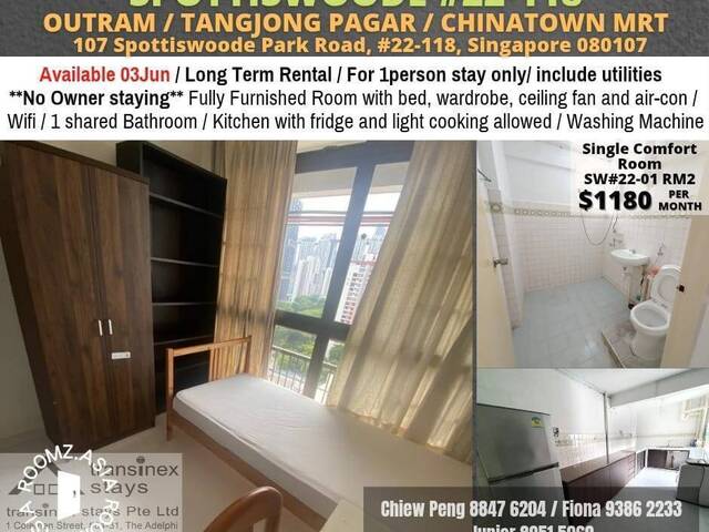 Room For Rent - Spottiswoode 107