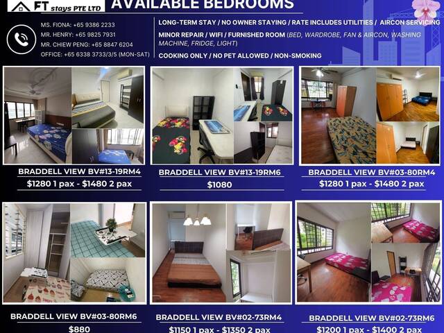 Room For Rent - 6 In 1 Braddell