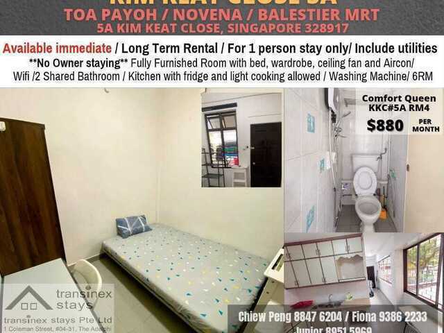 Room For Rent - Near Novena MRT