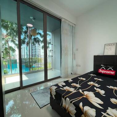 Nine Residences Bedroom with Balcony