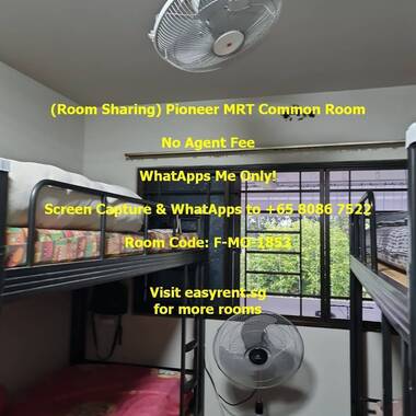 (Room Sharing) Pioneer MRT Common Room