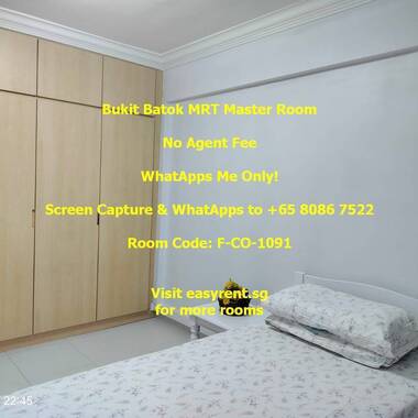 Bukit Batok MRT Master Room