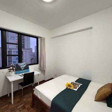 Convenient location - Condo Queen Room for Rent @ Tiong Bahru MRT..