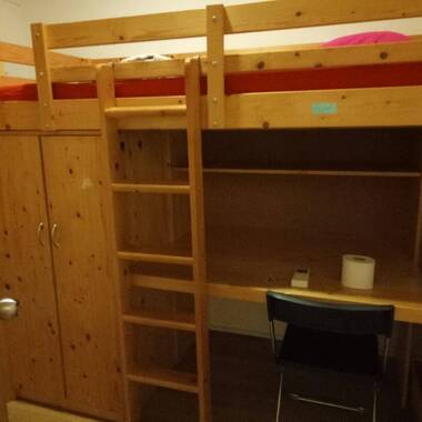 Loftbed room at lavender street near bugis city. Room code: LavLoft.