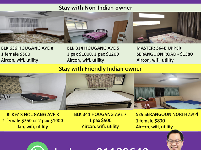 Which hougang room you want to rent?