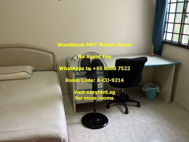 Woodlands MRT Master Room