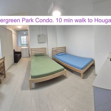 Studio flat at Hougang, Evergreen Park Condo