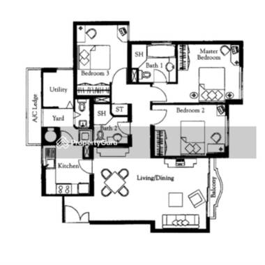 GUILIN VIEW CONDO - 5 mins walk Bt Gombak MRT - 2 bedder 2 bath