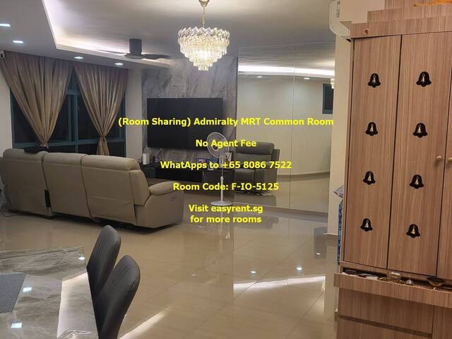 (Room Sharing) Admiralty MRT Common Room
