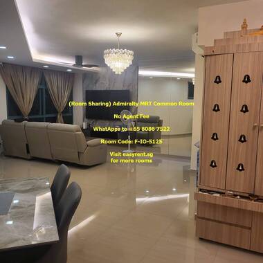 (Room Sharing) Admiralty MRT Common Room