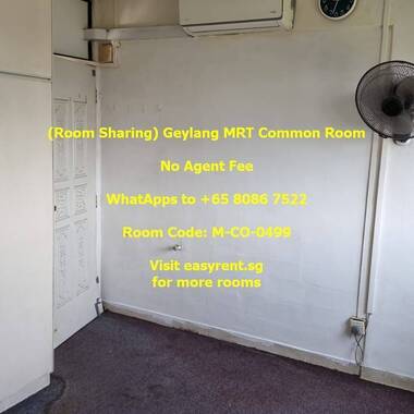 (Room Sharing) Geylang MRT Common Room
