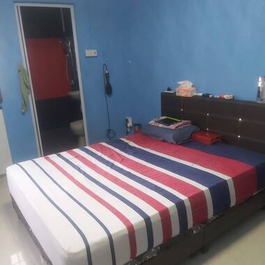 Master room at 602 hougang avenue 4 for rent! Aircon wifi!